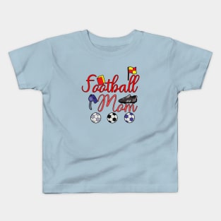 Football Mom Kids T-Shirt